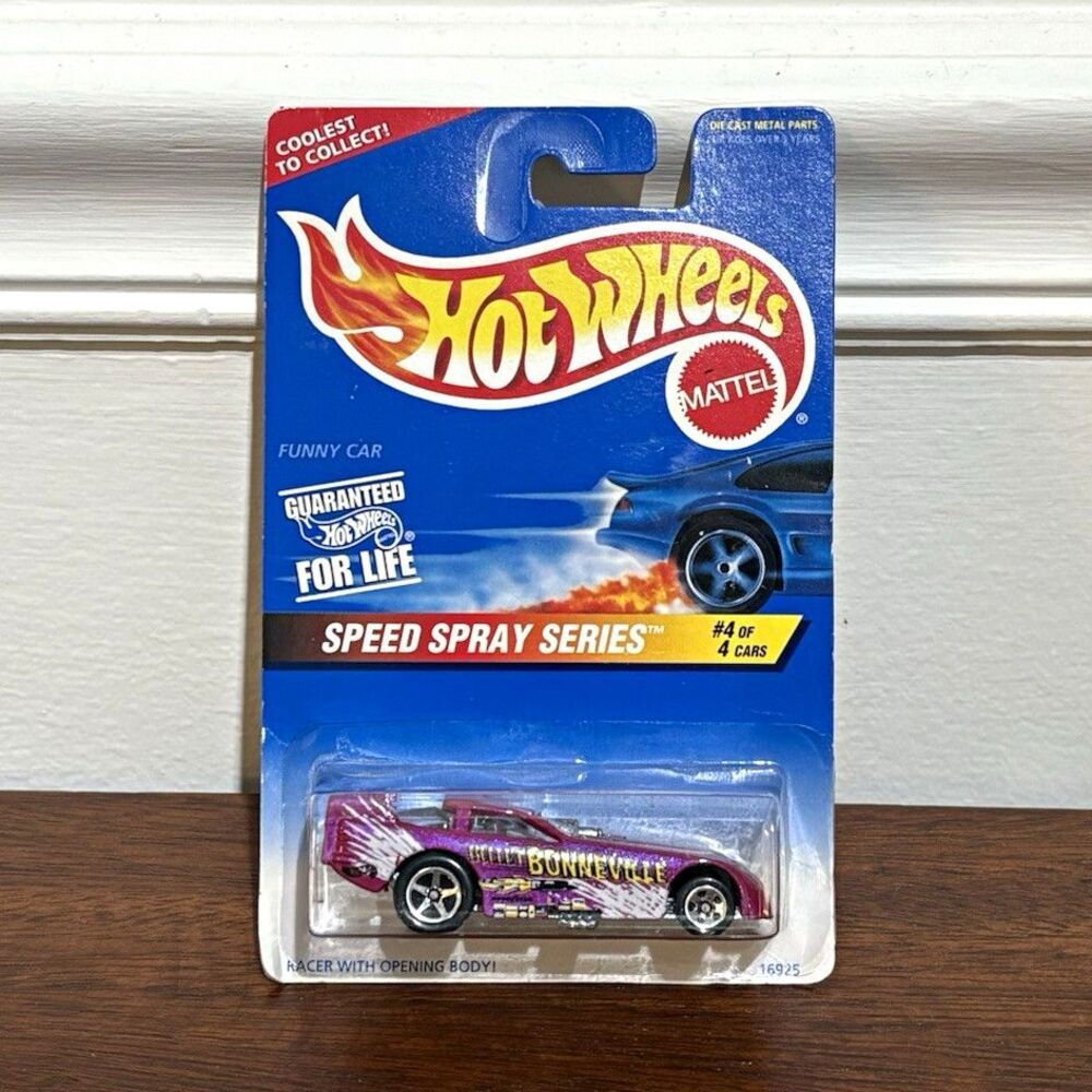 Hot Wheels Speed Spray Series Funny Car Bonneville 1970 1:64 Diecast Unopened